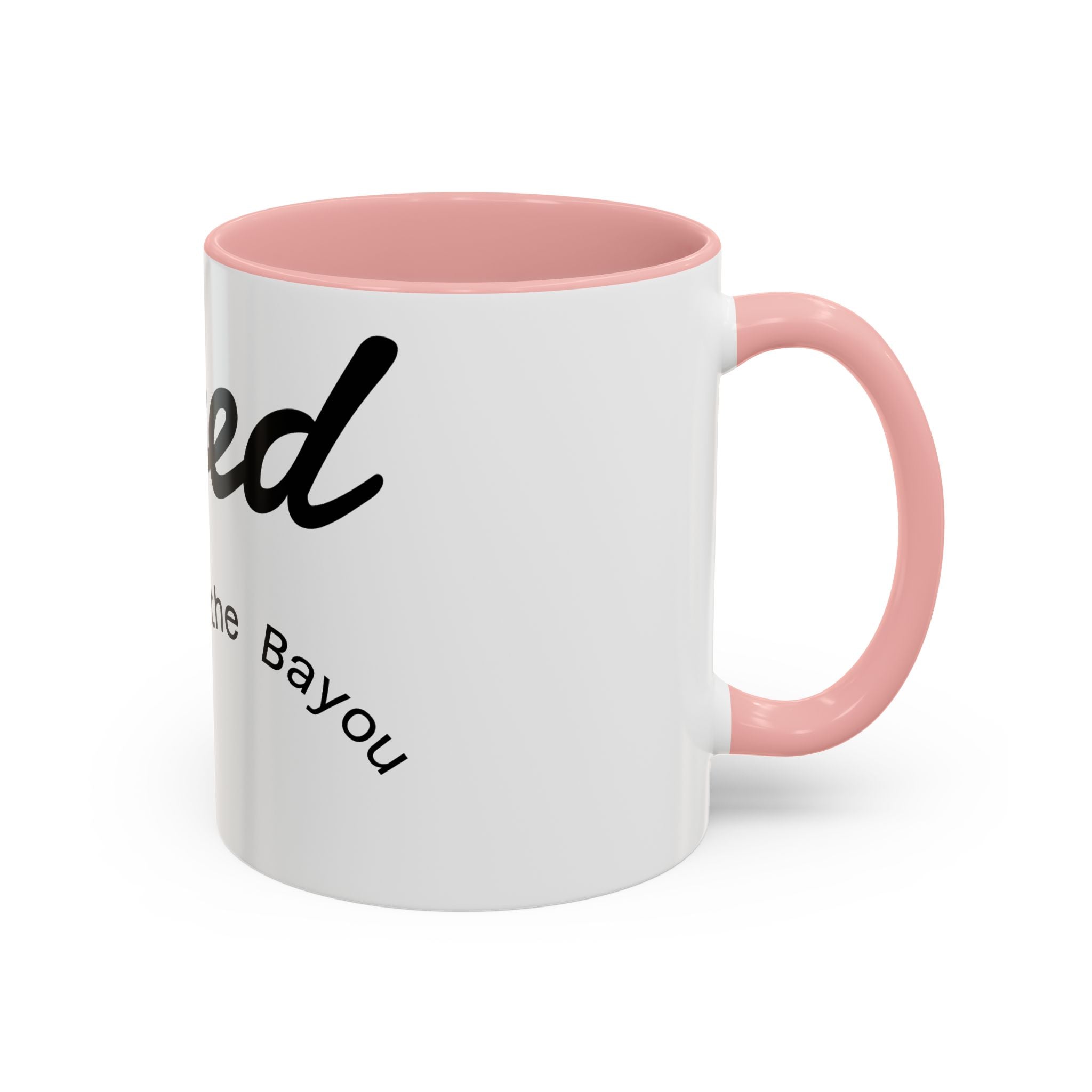 Renewed Coffee Mug — "For the Bayou" Accent Ceramic Mug (11/15 oz)