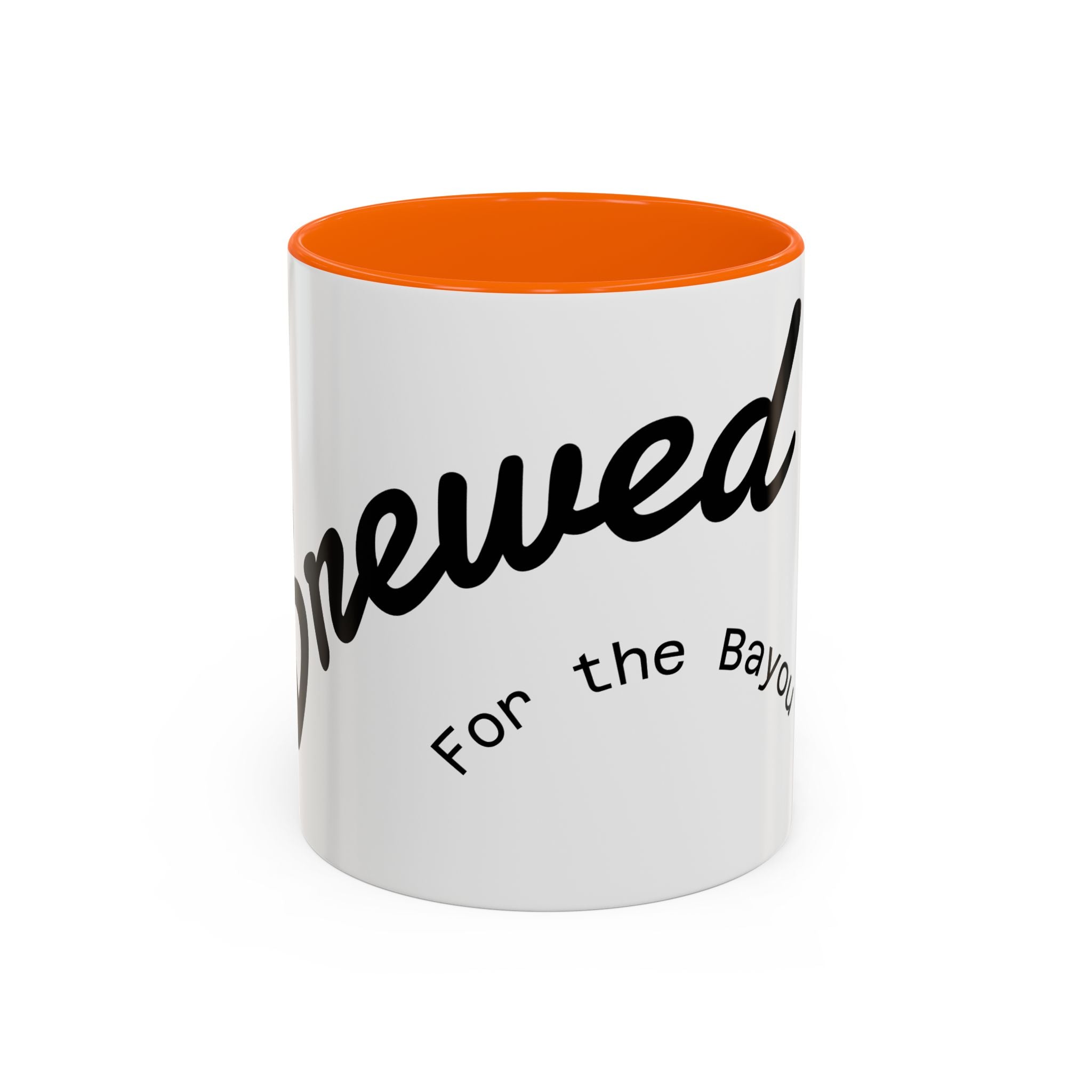 Renewed Coffee Mug — "For the Bayou" Accent Ceramic Mug (11/15 oz)