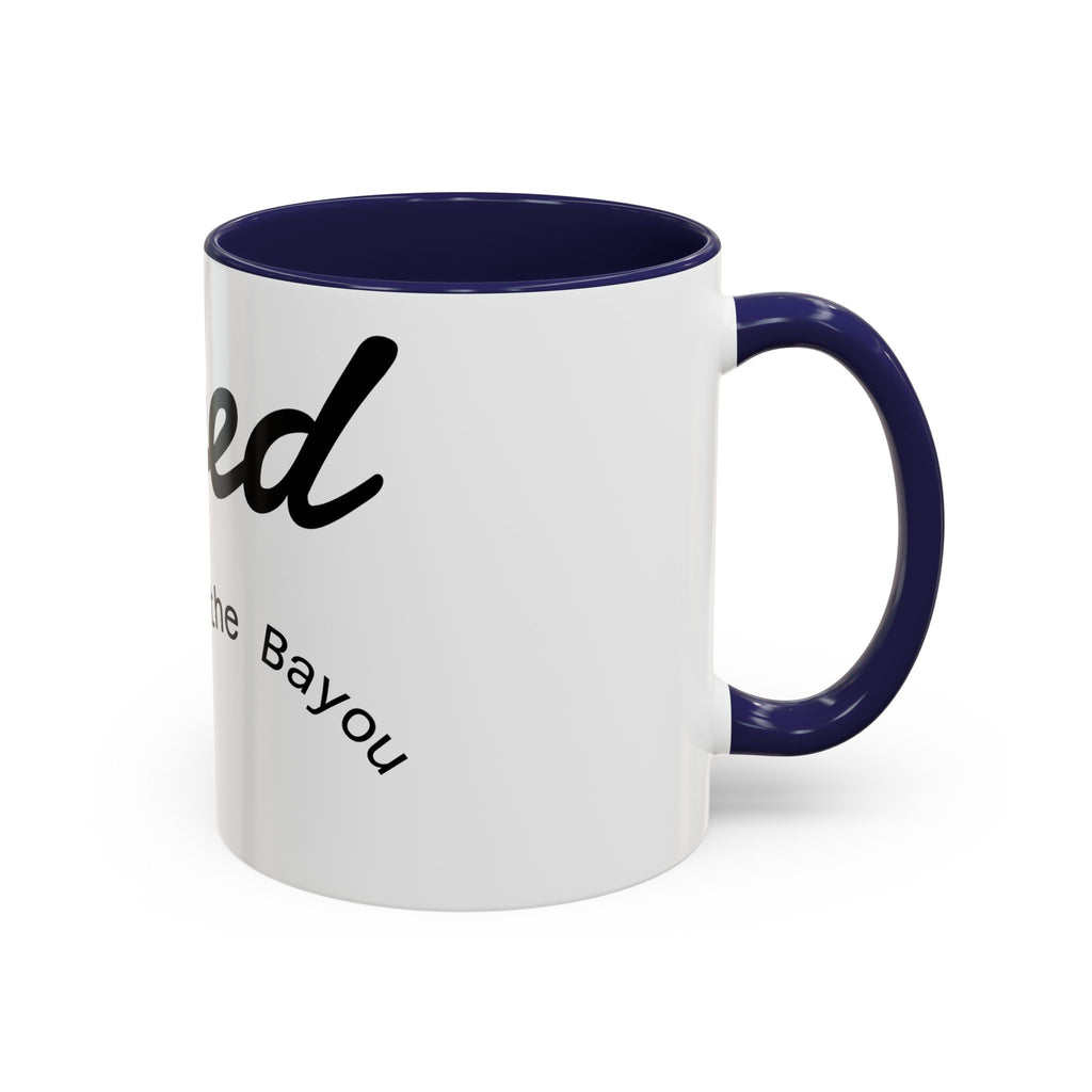 Renewed Coffee Mug — "For the Bayou" Accent Ceramic Mug (11/15 oz)